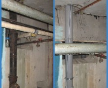 Замена трубопровода ливневой канализации по подвалу и стояков по лестничным клеткам в МКД Белы Куна ул., д.10 (2).jpg