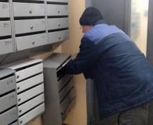 Ремонт оторванной секции почтовых ящиков по адресу ул. Олеко Дундича д. 35 к. 3.jpg