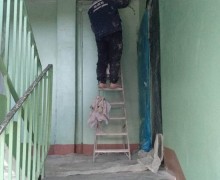 Косметический ремонт лестничной клетки #7 по адресу ул. Бухарестская д. 66 к. 3 (2).jpg