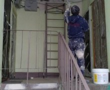 Косметический ремонт лестничной клетки #6 по адресу ул. Бухарестская д. 66 к. 2 (1).jpg