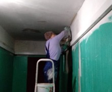 Косметический ремонт лестничной клетки #1 по адресу ул. Малая Карпатская д. 23 к. 1 (1).jpg