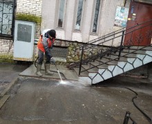 Мытье фасада и подходов по адресу ул. Бухарестская д. 122 к. 1 (4).jpg