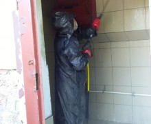 Мытье стволов мусоропровода и мусороприемных камер по адресу ул. Олеко Дундича д. 35 к. 3 (2).jpg