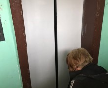 Окраска лифта на лестничной клетки #1 по адресу ул. Белы Куна, д.15, кор.1.....jpeg