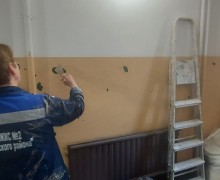 Косметический ремонт на лестничной клетке #2 по адресу ул.Будапештская, д.88, кор.1...jpeg