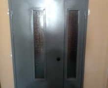Установка дверей на лестничной клетки #9 по адресу ул.Малая Бухарестская , д.1160..jpeg