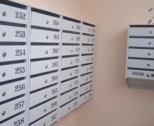 Установка почтовых ящиков на лестничной клетке #8 по адресу ул. Бухарестская, д.39, кор.1 .jpeg