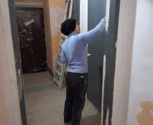 Косметический ремонт на лестничной клетке #2 по адресу ул. Бухарестская, д.116 , кор.1...jpeg