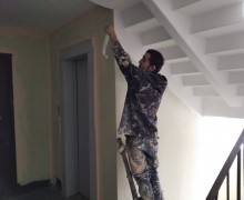 Косметический ремонт на лестничной клетке #6 по адресу ул. Бухарестская, д.67 , кор.1.jpeg