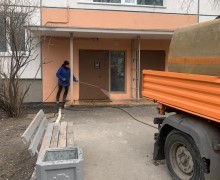 Мытье фасада по адресу ул. Бухарестская, д.67, кор.1...jpeg