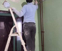 Косметический ремонт на лестничной клетке #4 и 5 по адресу ул. Бухарестская, д.116 , кор.1.jpeg