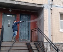 Мытье фасада по адресу ул.Малая Карпатская, д.23.jpeg