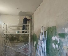 Косметический ремонт на лестничной клетке #2 по адресу ул. Будапештская, д.88, кор.1..jpeg