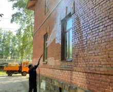 Мытье фасада по адресу Фарфоровский пост, д.40.jpeg