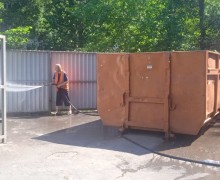 Мытье контейнерных площадок по адресу ул. Бухарестская, д.41, кор.1..jpeg