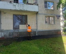 Мытье фасада и подходов к парадным по адресу бул. Загребский д. 17 к. 3.jpeg
