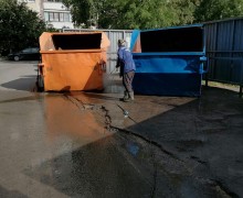 Мытье контейнерной площадки по адресу ул. Бухарестская д.66, кор.1. .jpeg