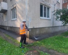 Мытье фасада и отмостки по адресу пр. Дунайский,  д. 48, кор.1.jpeg