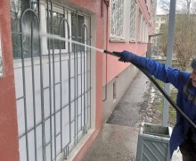 Мытье фасада по адресу ул.Бухарестская, д.94, к.1....jpeg