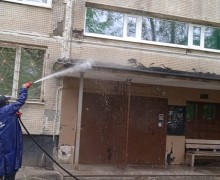 Мытье фасада по адресу ул.Бухарестская, д.33, кор.5 ...jpeg