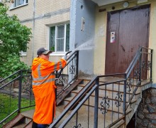 Мытье фасада по адресу ул. Олеко Дундича, д.36, кор.3...jpeg