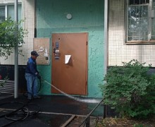Мытье фасада по адресу ул. Бухарестская, д.66, кор.3. .jpeg
